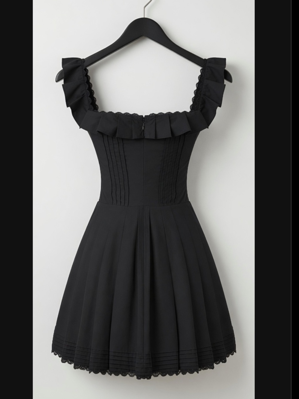 HOUSE OF CB 'Jemima' Black Pin Tuck Pleated Dress /Size S-US 4-6 $239 - Picture 6 of 10